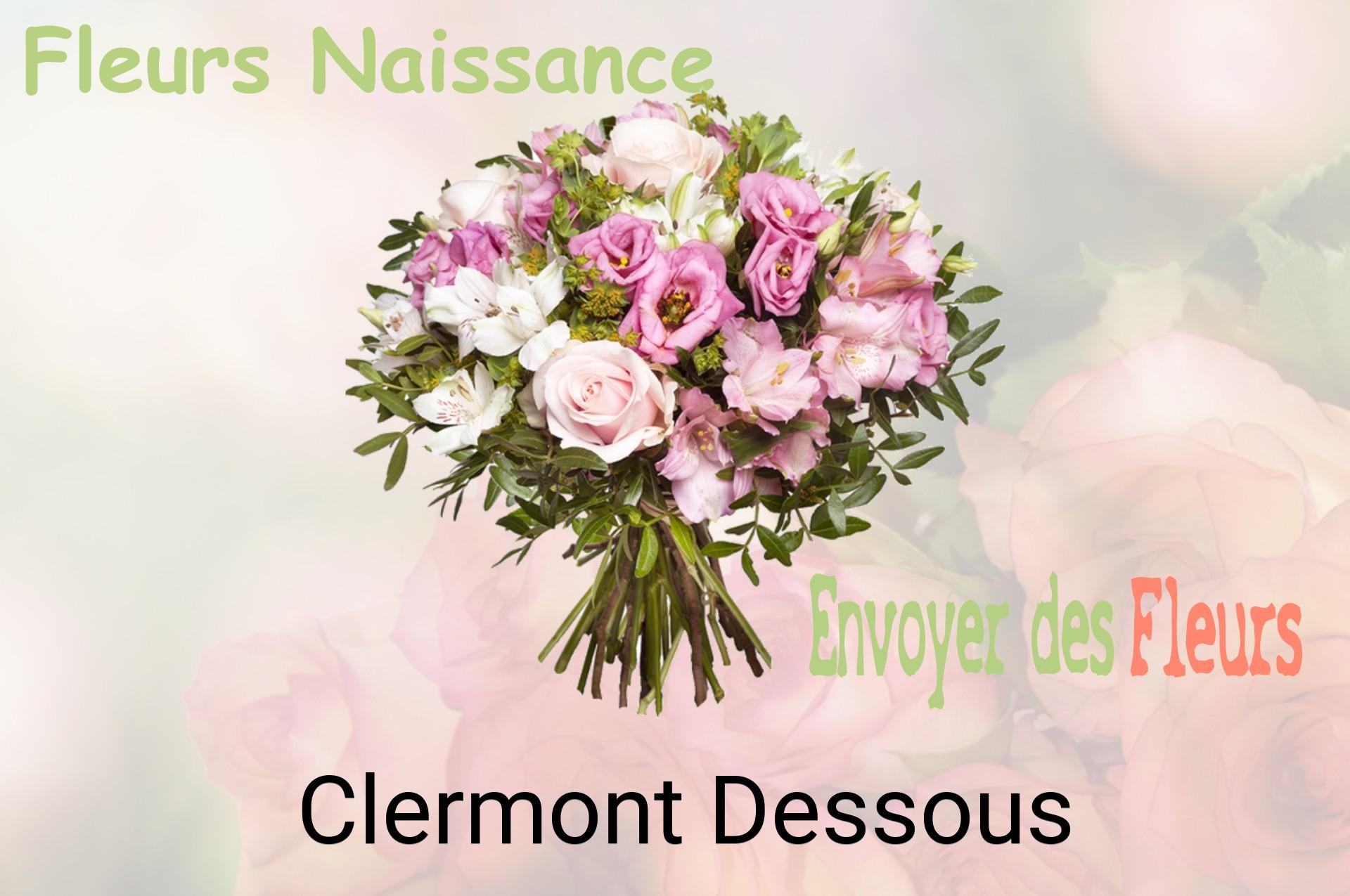 Bouquet de fleurs de naissance livré à Clermont-Dessous